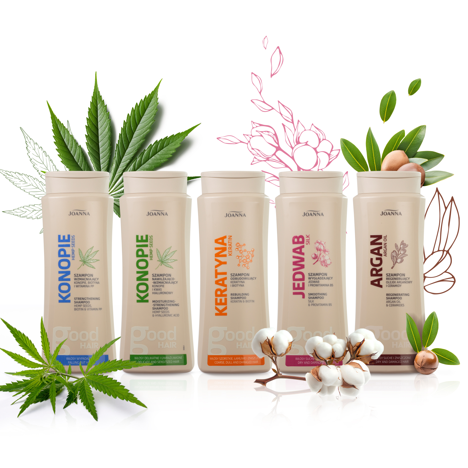 Joanna Professional matu šampūns 400ml