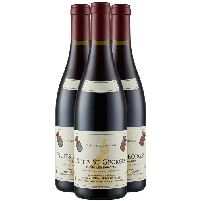 Domaine Henri et Gilles Remoriquet Nuits-Saint-Georges 1er Cru Les Damodes 2014 - Grand Vin Rouge de Bourgogne (3x75cl)