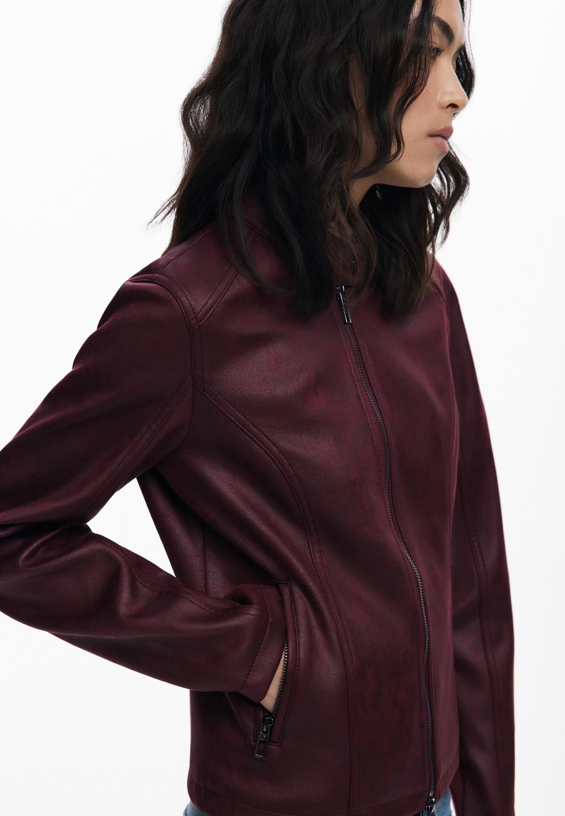 Desigual CHAQ - Skinnjakke - bordeaux