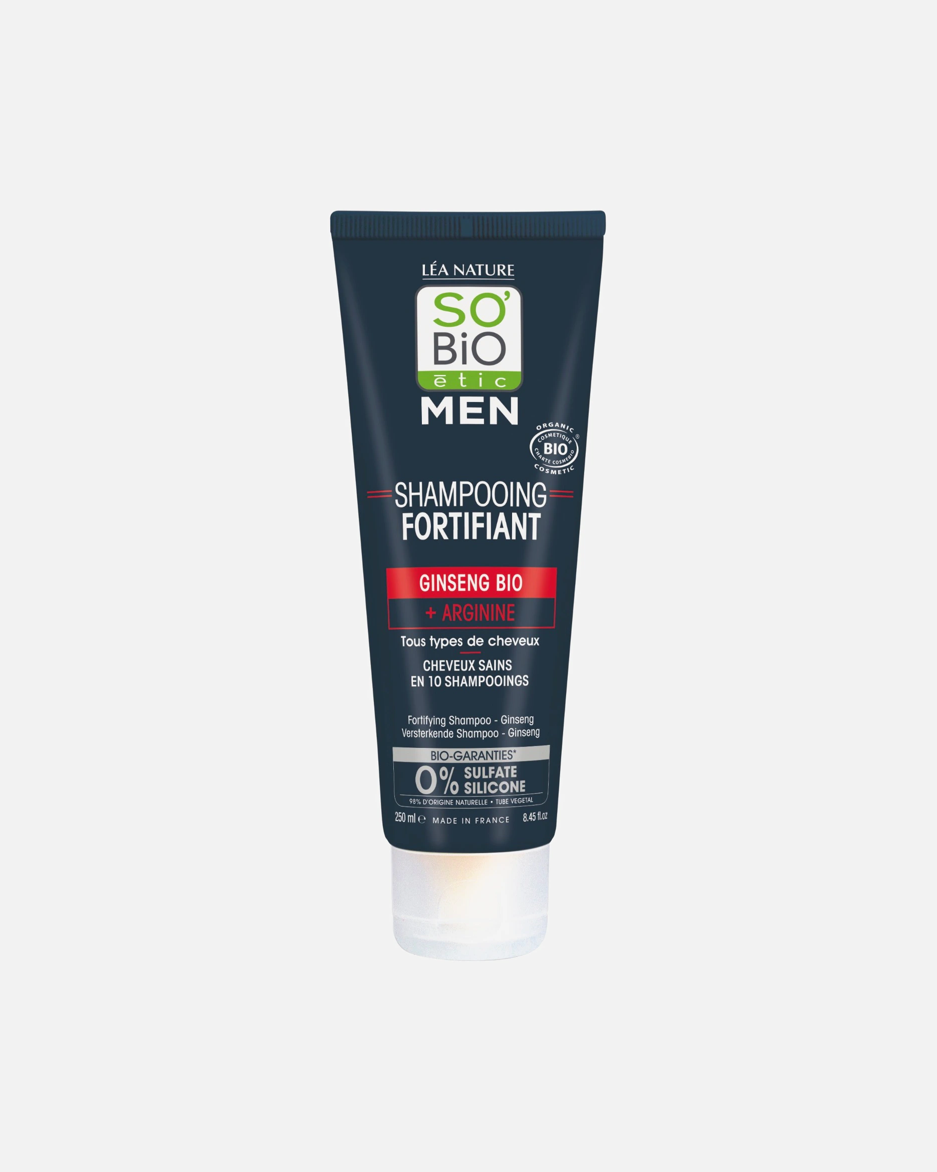SO BiO étic Shampooing Men Fortifiant, Ginseng bio