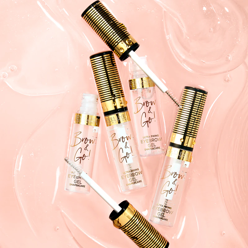 Gel fixador para sobrancelhas Brow & Go! da Eveline Cosmetics
