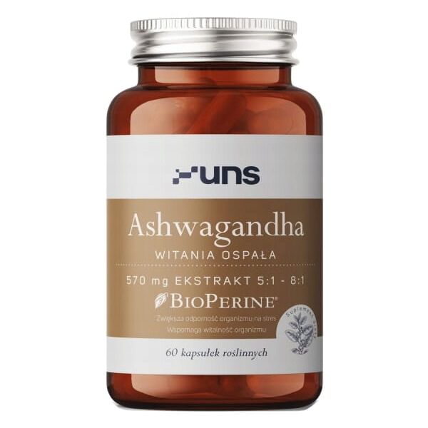UNS Ashwagandha Withania Somnifera 570 mg + Bioperina