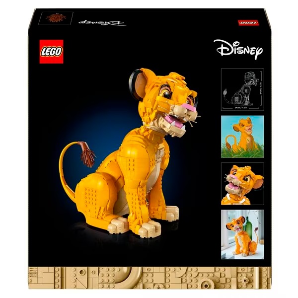 LEGO Disney 43247 Jaunais Simba Lauvu karalis
