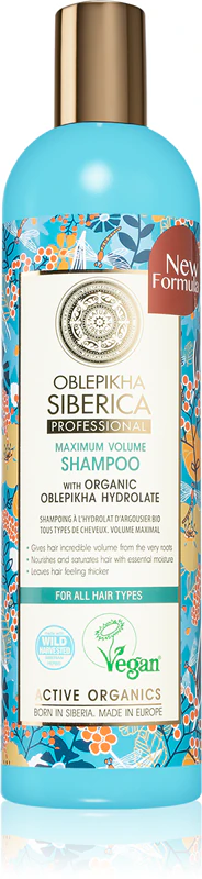 Natura Siberica Oblepikha (rakytník) objemový šampón