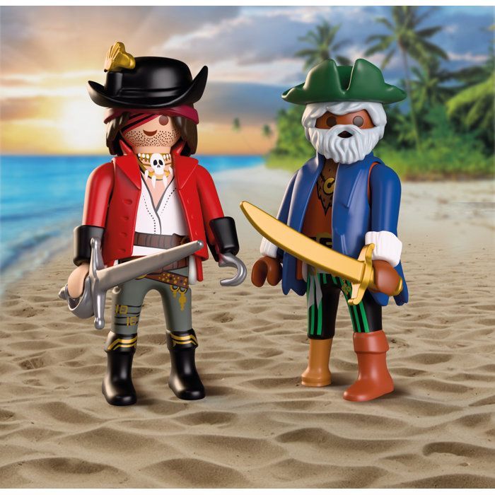 Playmobil 72100 2-in-1 ei: Pirateneiland, Piraten, 34 onderdelen, Paascadeau, Leeftijd 4+