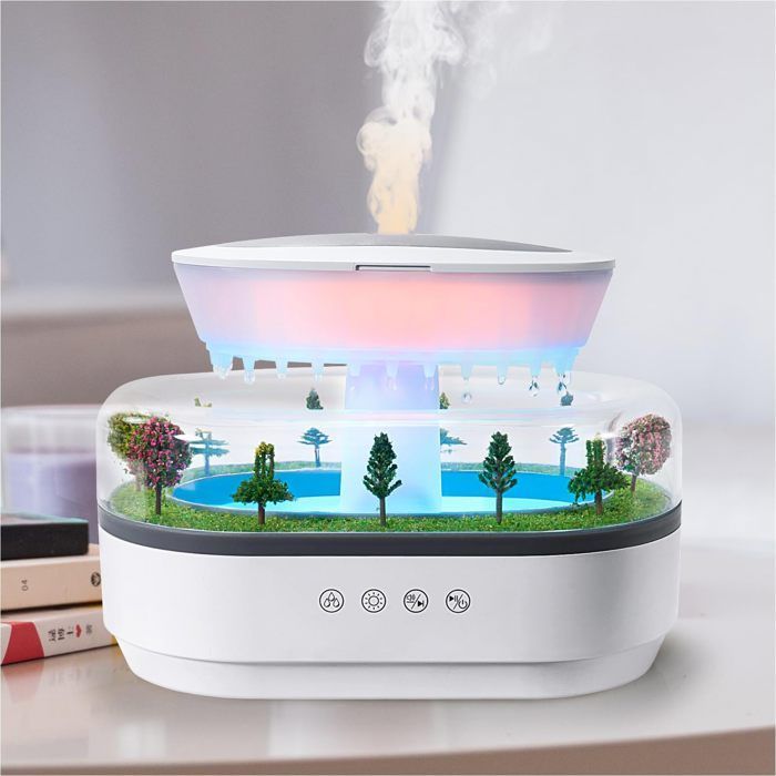 Diffusore di aromi a LED a 7 colori, umidificatore con serbatoio dell'acqua da 250 ml per camera da letto e cameretta dei bambini.