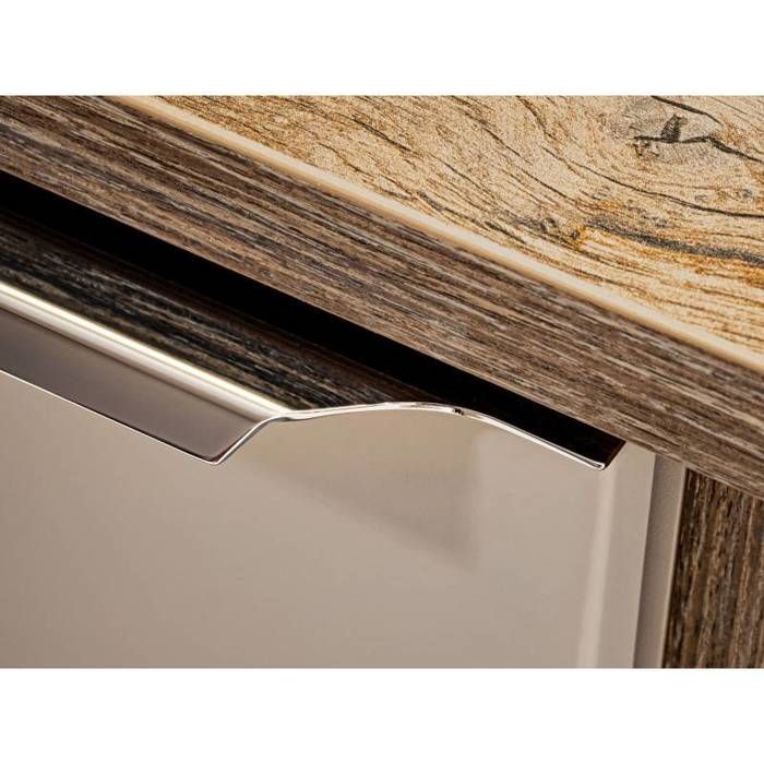 180 cm Doppelwaschbecken-Badezimmer-Set + 6-teilig - Rosario Taupe