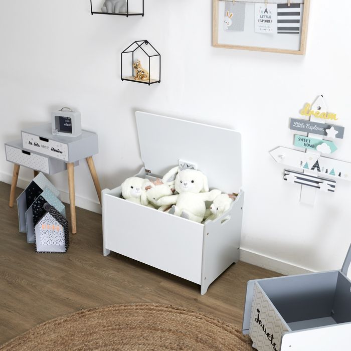 MDF wooden toy chest - Head in the Stars