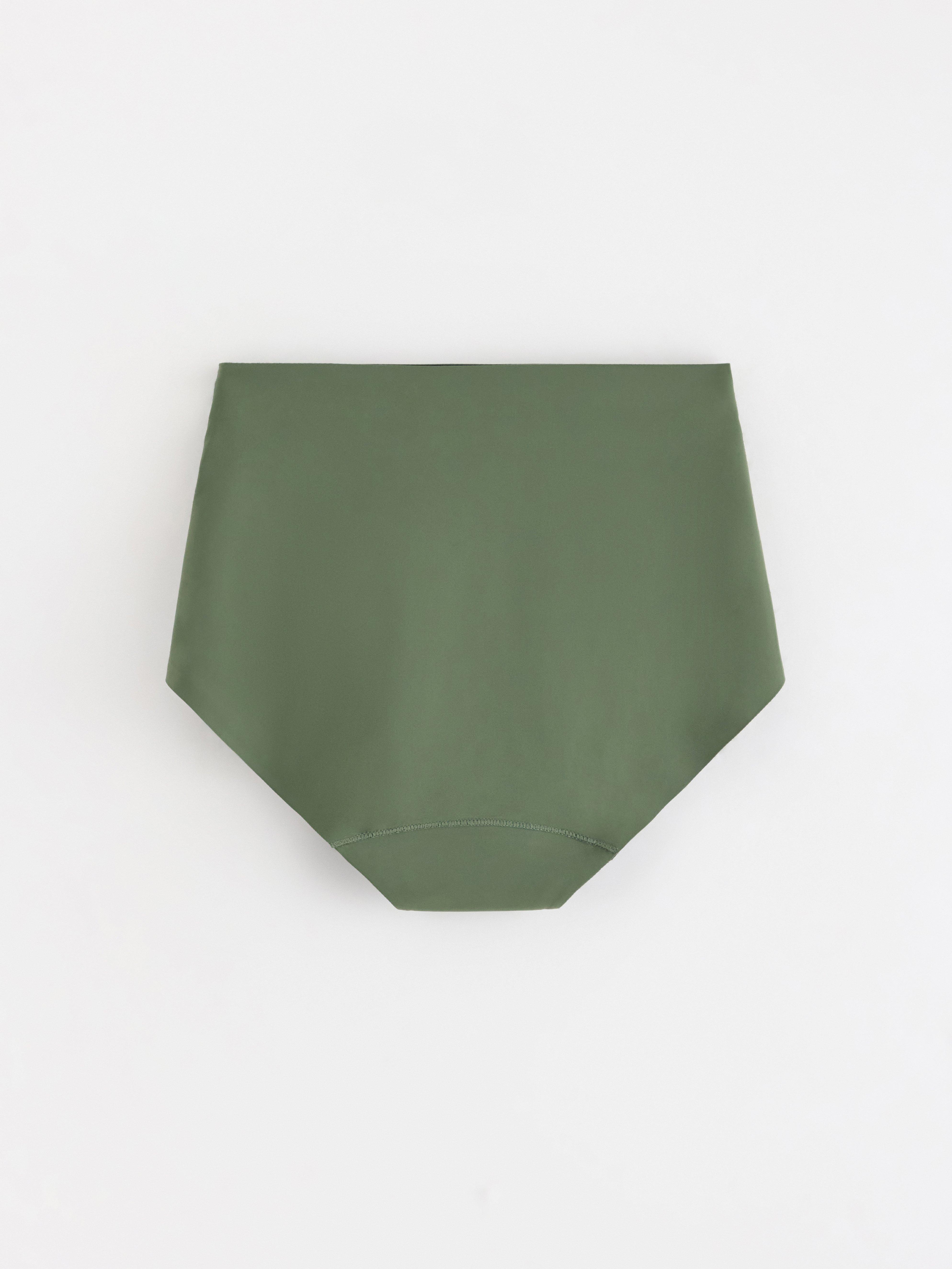 Medium absorberende truse - høy midje - Female Engineering Dusty Khaki
