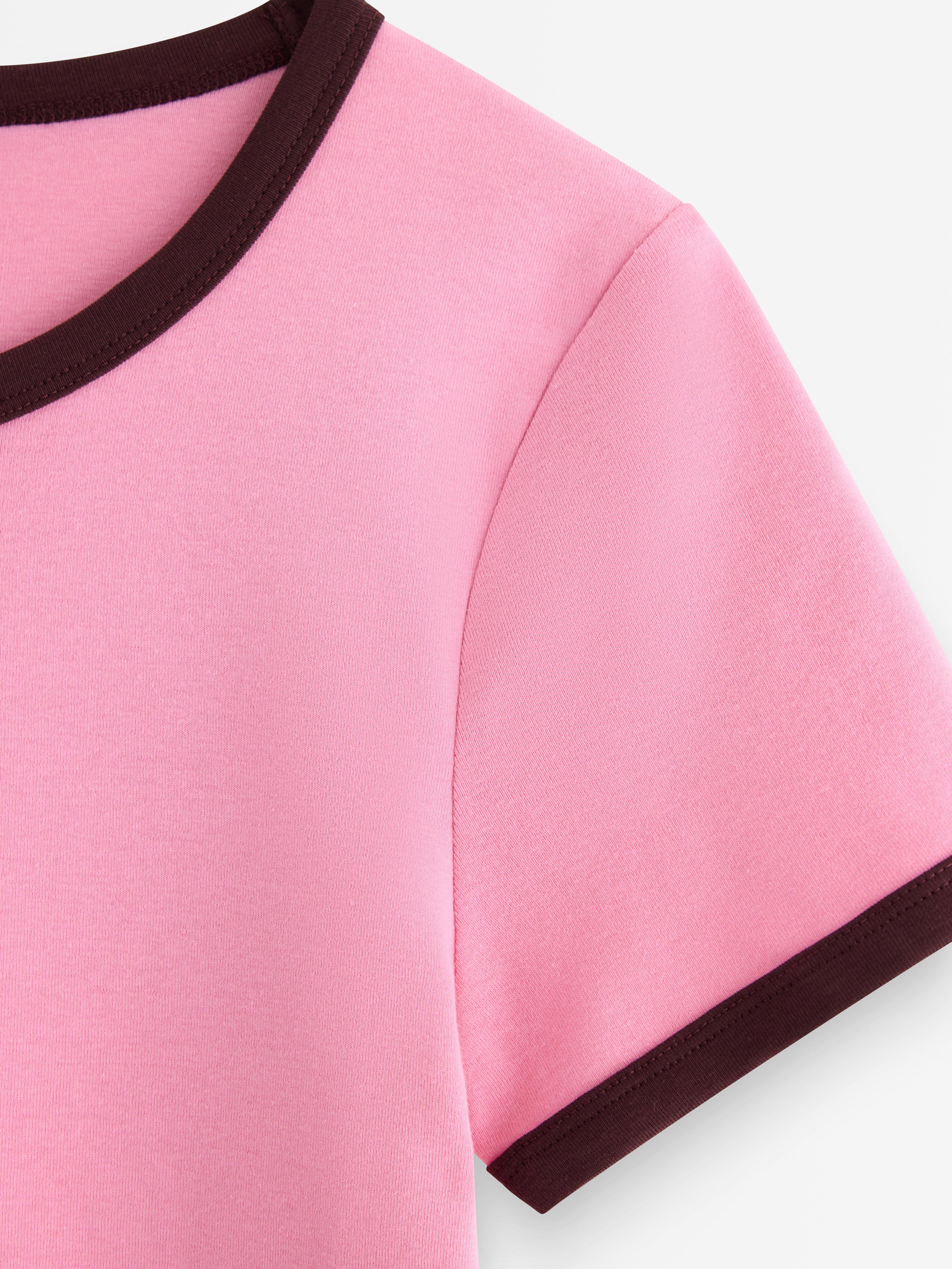 Tričko s krátkým rukávem v barvě Dusty Pink