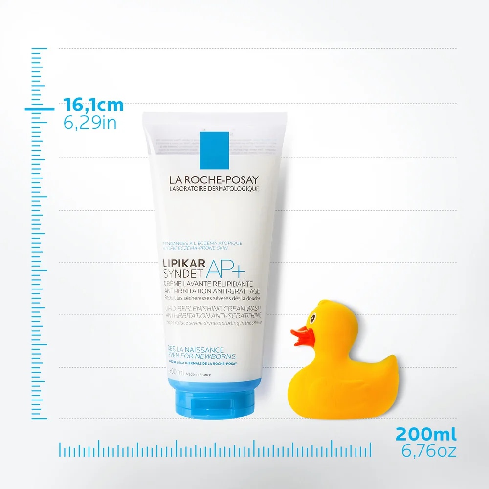LA ROCHE POSAY La Roche Posay Lipikar Syndet AP+ valomasis kremas 200 ml nuo niežėjimo