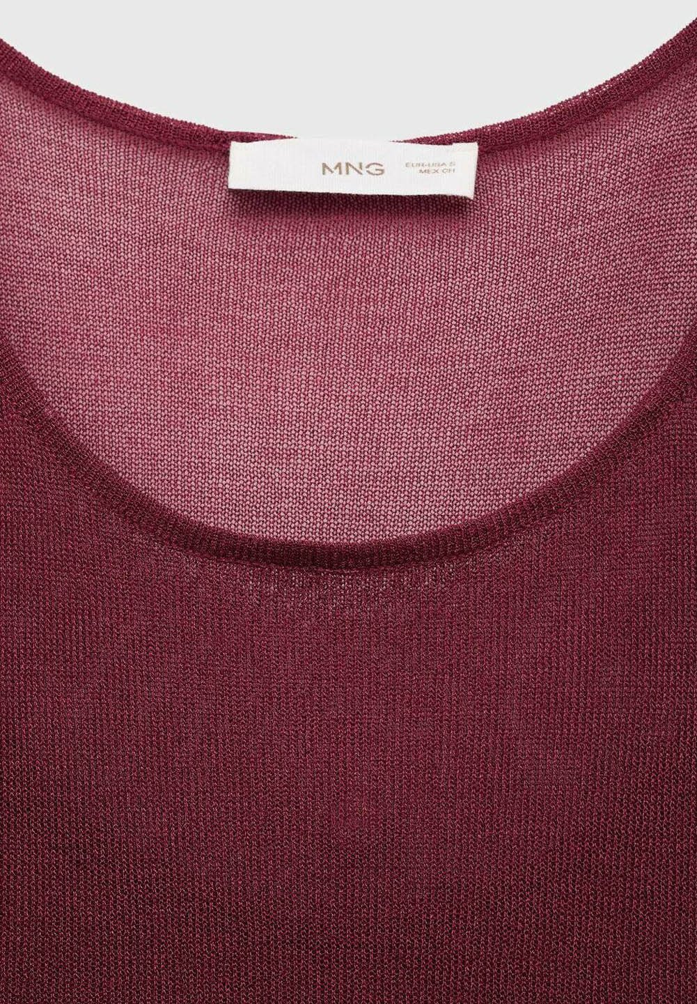 Mango Kids Neulemekko - bordeaux