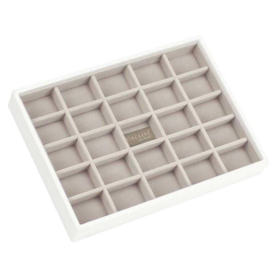 Ensemble d'accessoires de mode Stackers blanc et gris classique 25 pièces - 1 pièce