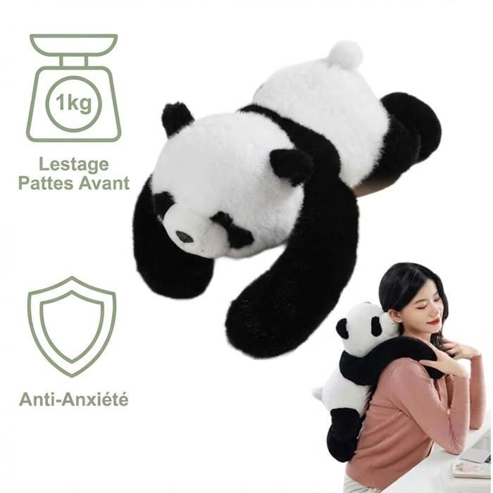 Weighted Panda Plush Toy 1kg (65cm) - Anti-Anxiety and Sleep - Soothing Pillow for Adults/Children