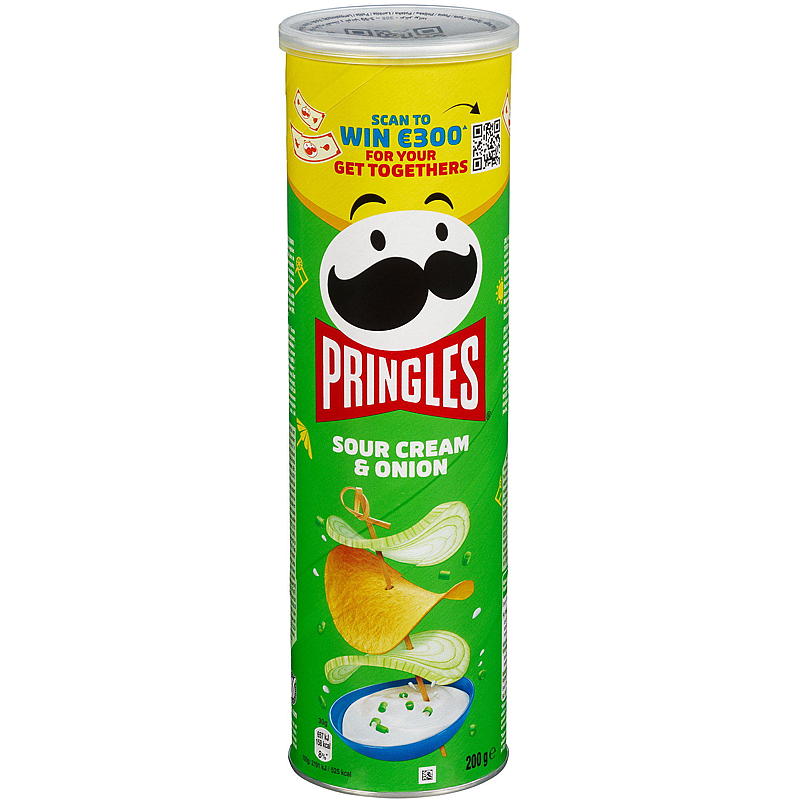 Pringles Pringles 200 g, gräddfil och lök