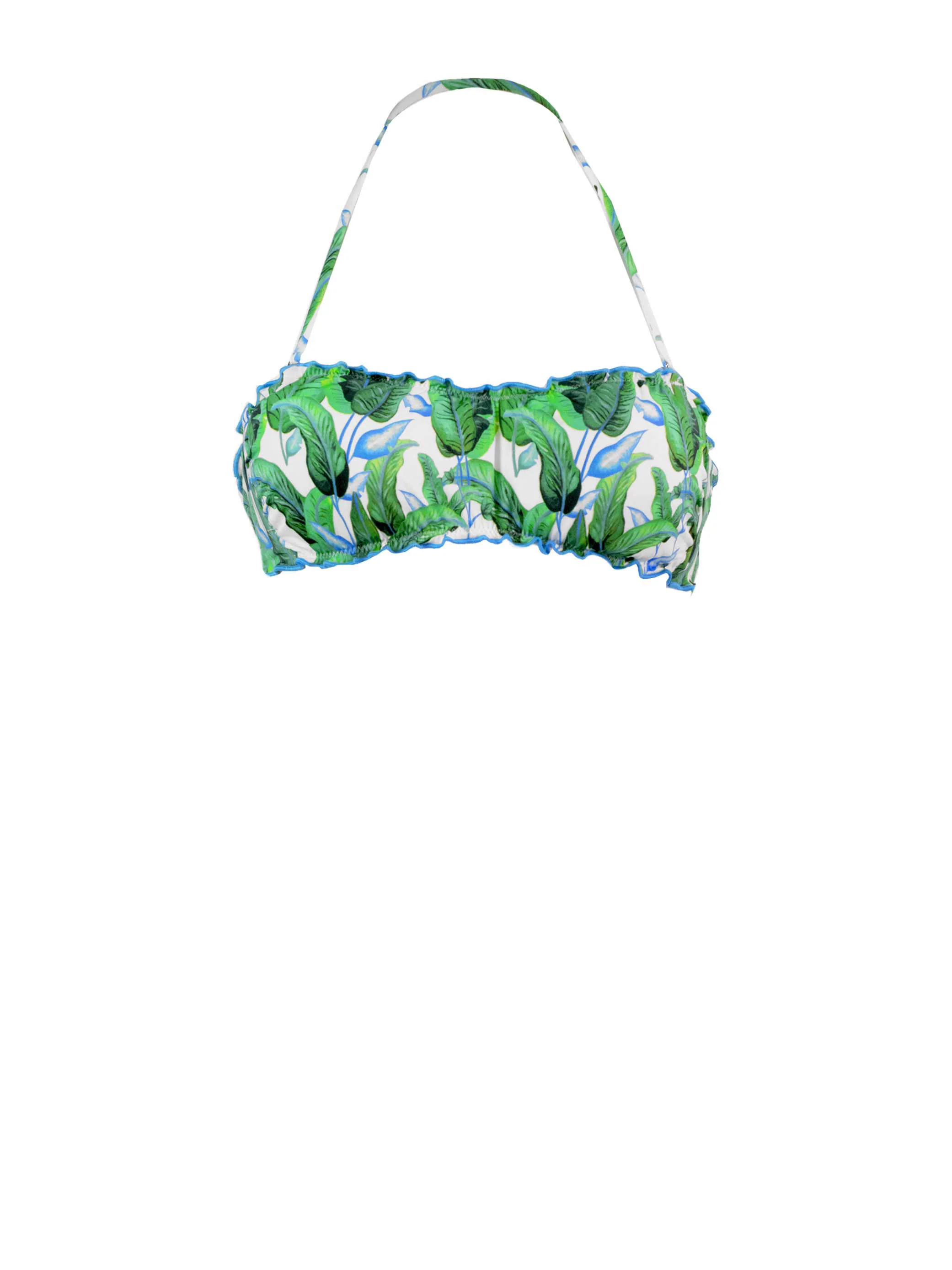 Badpak met tropische print voor dames