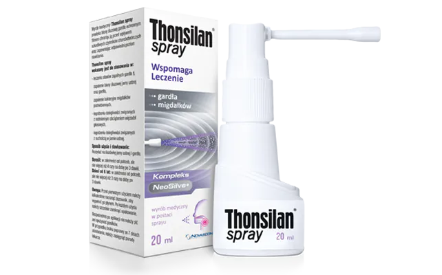 Thonsilan Spray, Wspomaga leczenie gardła i migdałków
