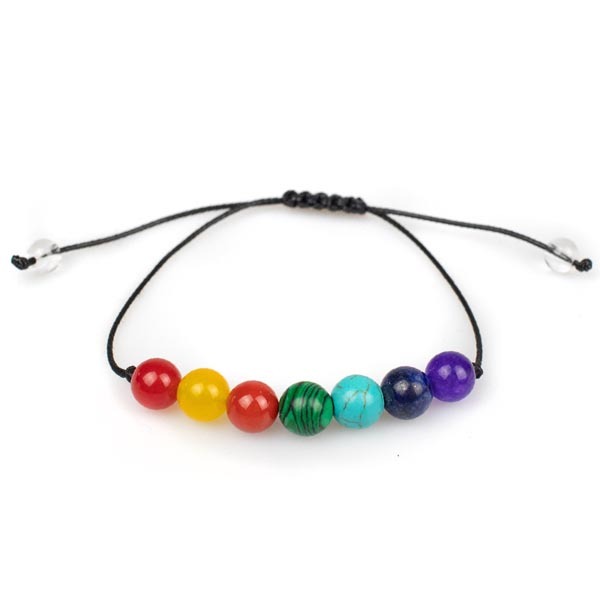 Braccialetti con perline Myga dei 7 Chakra
