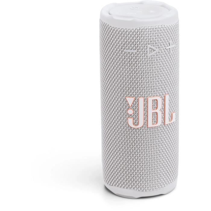 Altavoz Bluetooth - JBL - Empuñadura - Hasta 14 horas de autonomía - Resistente al agua - Blanco