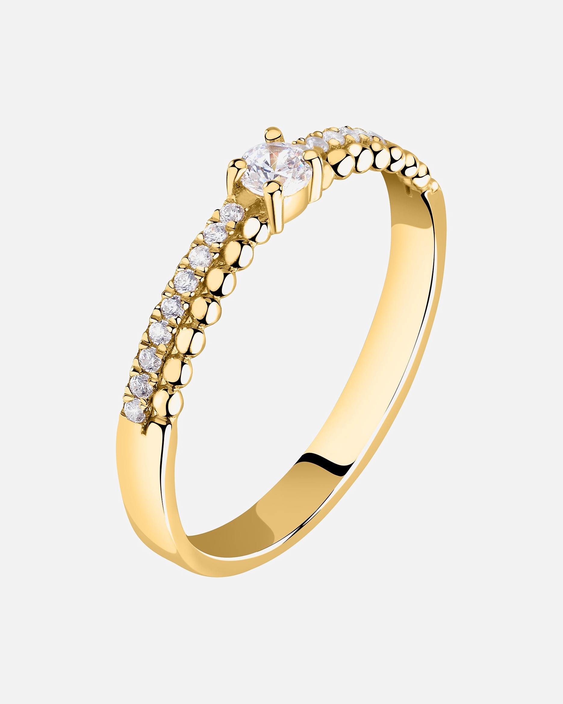 Live Diamond Bagues or jaune