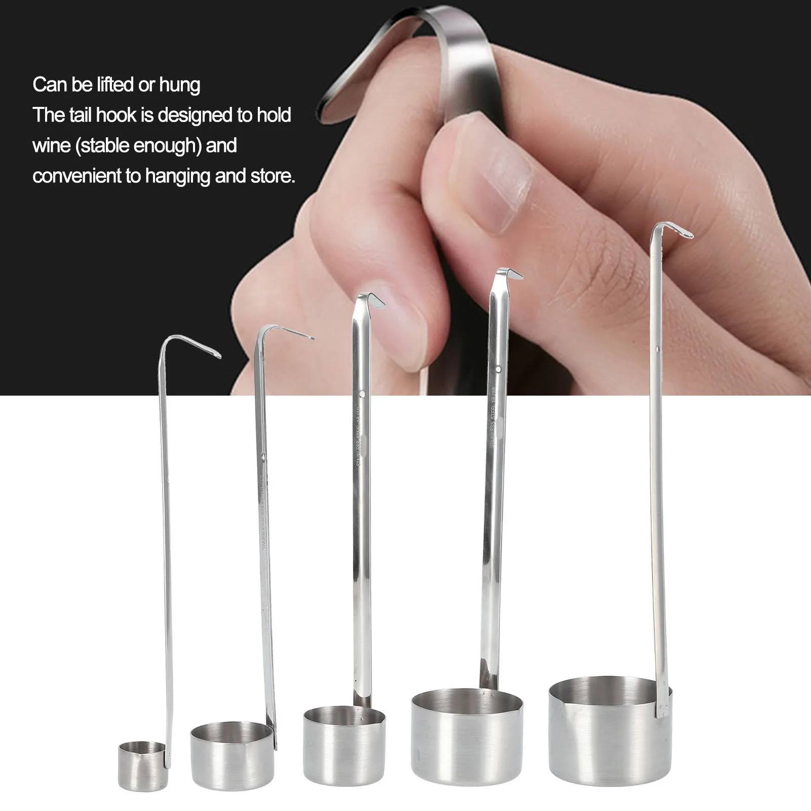 Mestolo in acciaio inox Mestolo da vino Mestolo in acciaio inox Cucchiaio da vino Cucchiaio dosatore per birra Cucchiaio dosatore per vino da cucina