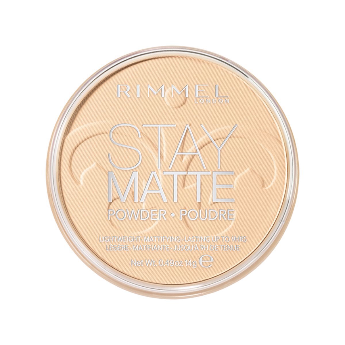 Rimmel 001 Puristettu Puuteri 14g Stay Matte