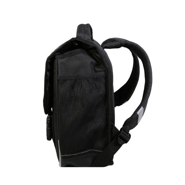 Mochila escolar preta Transformers de 38 cm