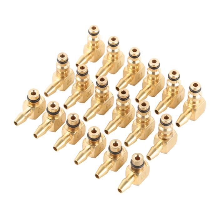 Kit de prueba de flujo para inyectores Common Rail WISS y 24 adaptadores diésel