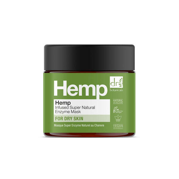 Maschera enzimatica super naturale al profumo di canapa Dr Botanicals 60 ml