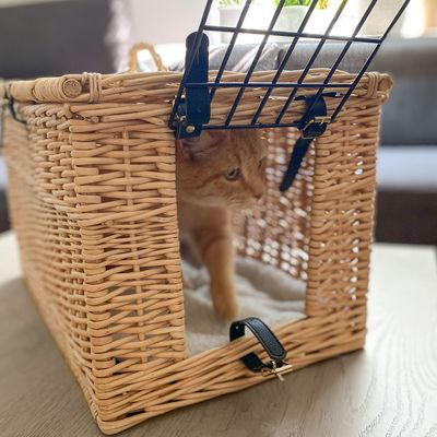 Aumüller Wicker Basket Cat Den