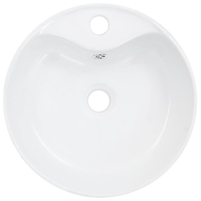 Lavabo vidaXL con rebosadero, lavabo de encimera, fregadero de baño, cuarto de ducha, cabina de inodoro, hogar 143911