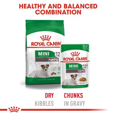 Royal Canin Mini Vieillissement 12+ en sauce