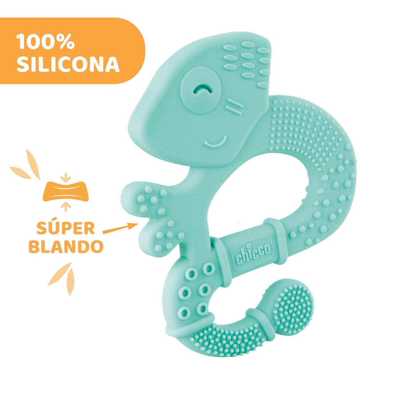 Jucărie de dentiție Iguana din silicon
