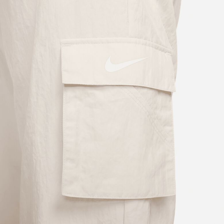 Pantalon cargo tissé taille haute, essentiel pour le sport