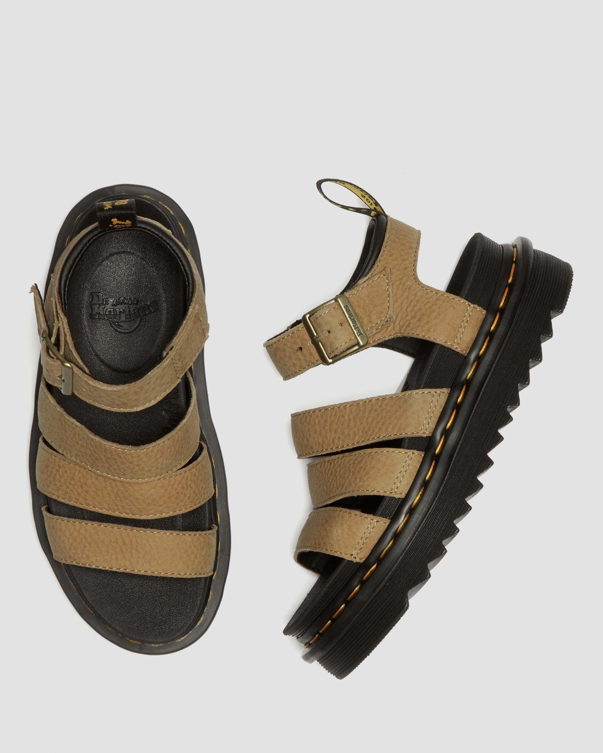 Blaire Tumbled Nubuck Leder Sandalen
