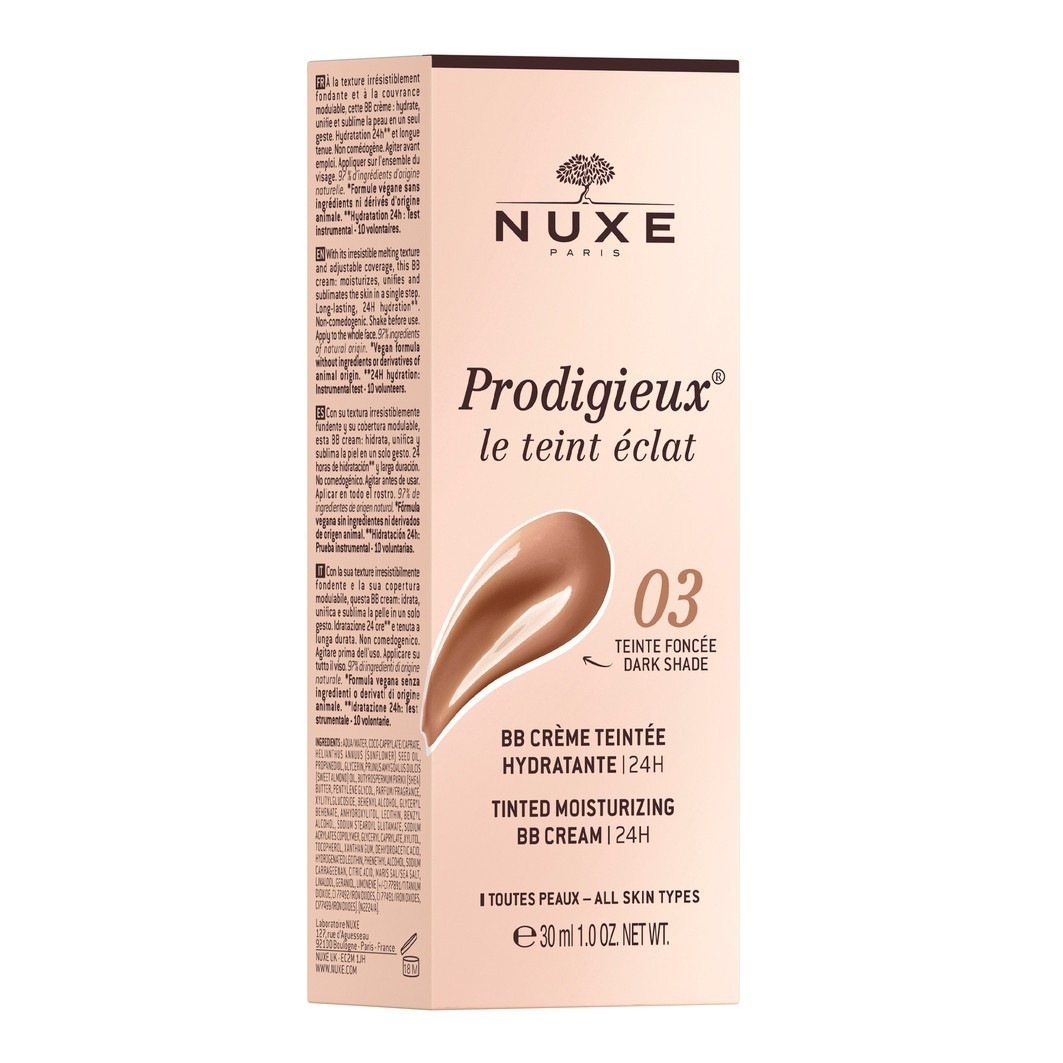 NUXE BB krēms Prodigieux® tonējošais mitrinošais BB krēms 24 stundām - 30 ml