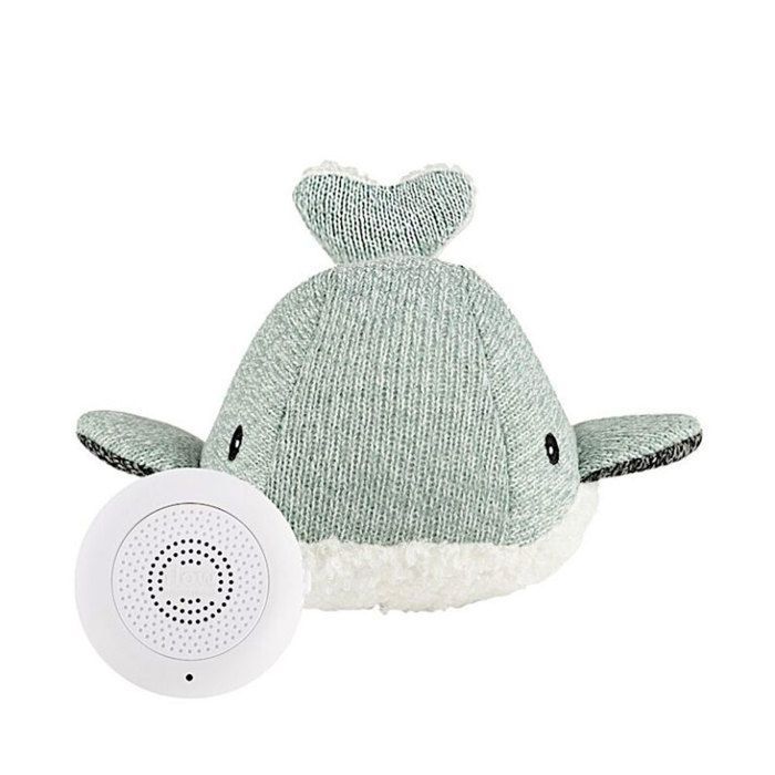Peluche de Moby la Ballena Verde con Ruido Blanco - FLOW AMSTERDAM