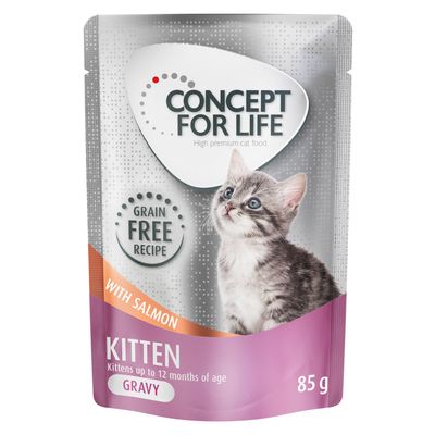 Concept for Life Kitten Lachs getreidefrei - in Soße