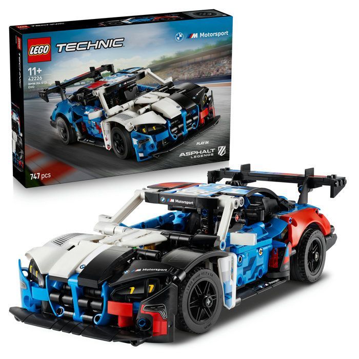 LEGO Technic 42226 BMW M4 GT3 EVO Carro de Corrida - Conjunto de Construção para Maiores de 11 Anos - Presente