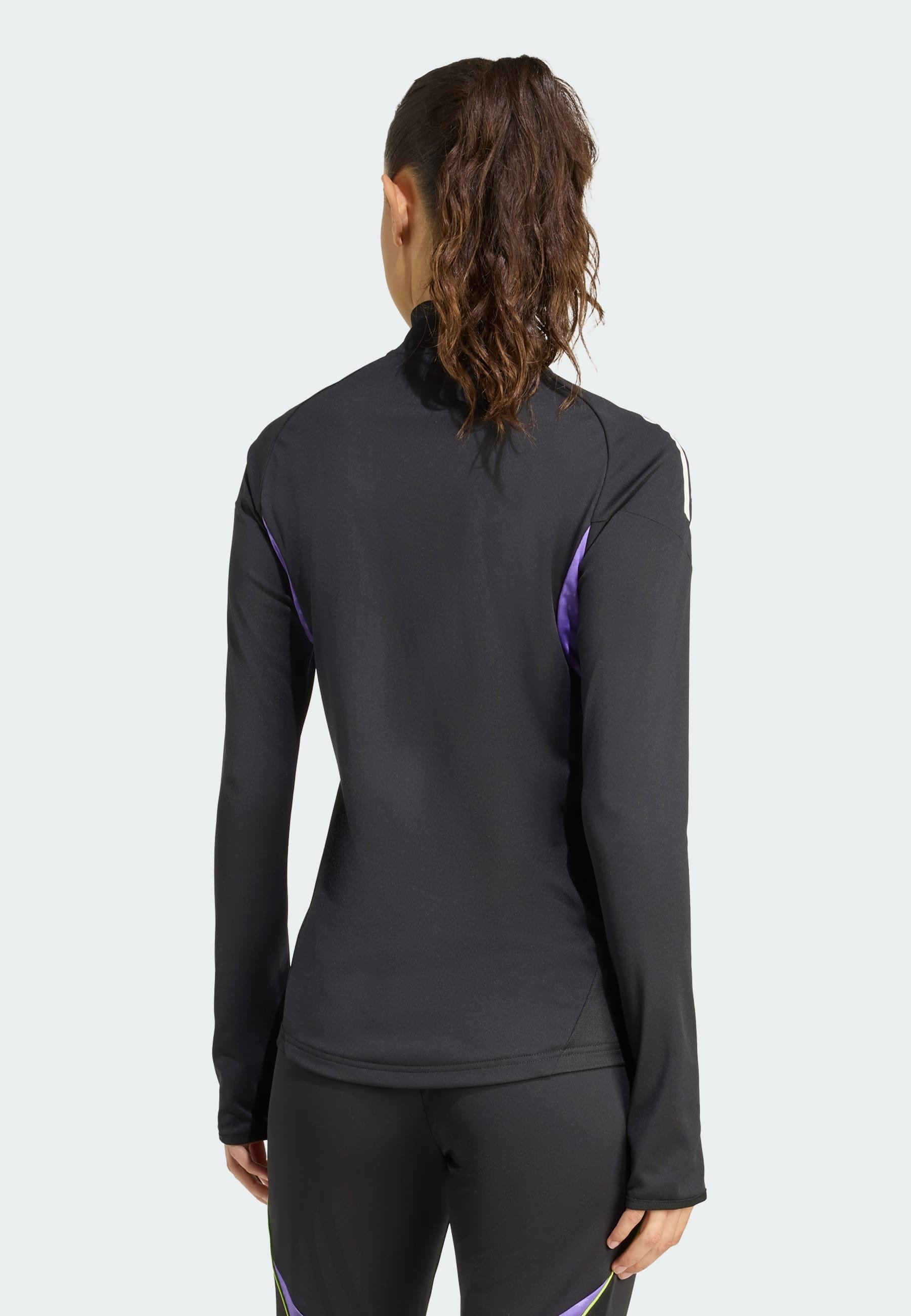 adidas Performance TIRO25C – Langarmshirt – Schwarz-Lila Rush
