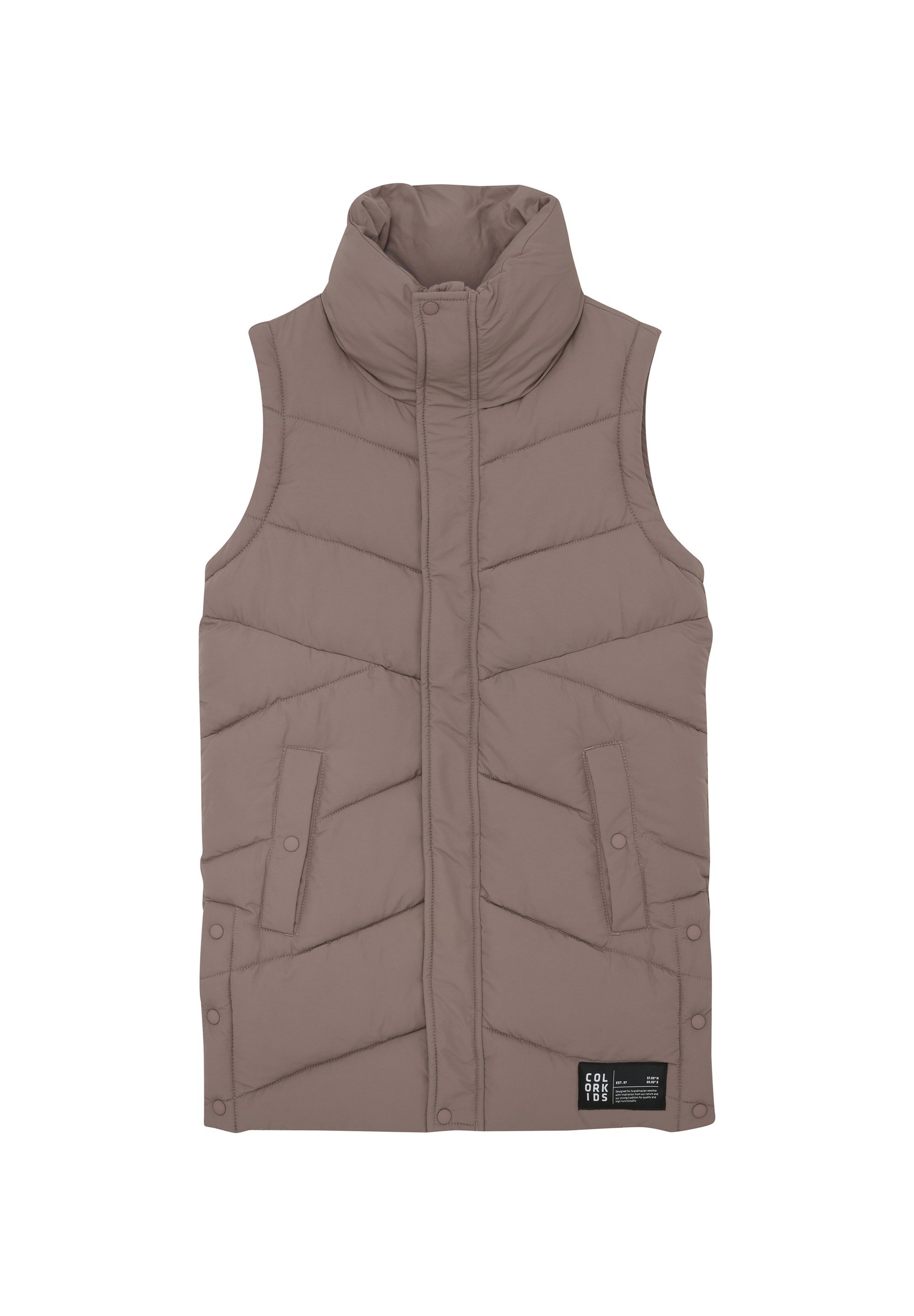 Color Kids COJr. Jas/West Quilt lang - Winterjas - gewei