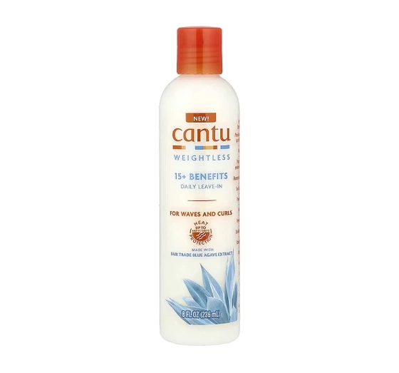 Cantu Weightless 15  Benefits Daily Leave-In odżywka bez spłukiwania do loków i fal 236 ml