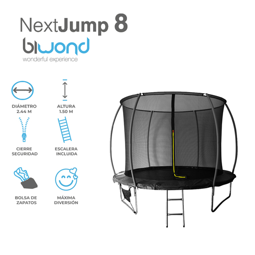 Biwond Nextjump 8 Kindertrampolin