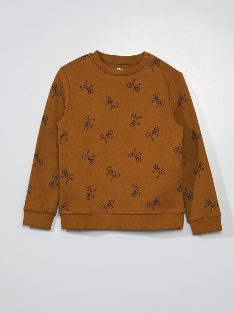 Sudadera de felpa So Easy - MARRÓN