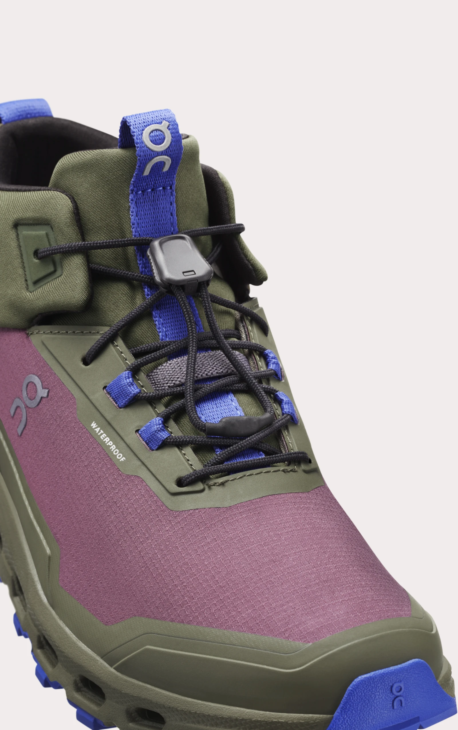 On Botas juveniles Cloudhero Mid impermeables Glaciar | Hierro