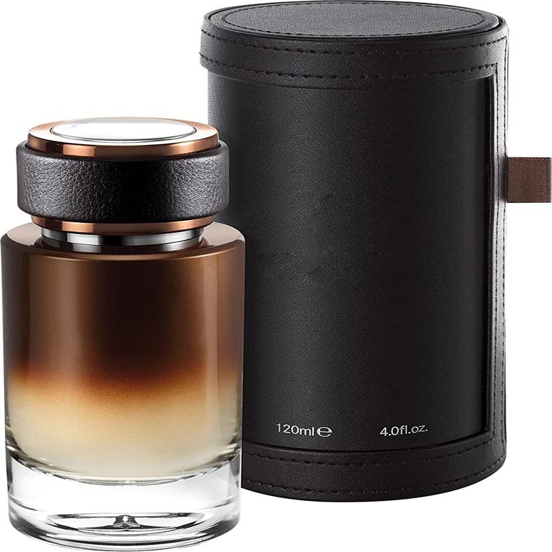 Fragancia para hombre con notas de madera y cuero - Para personalidades dinámicas y líderes - Pimienta rosa, bergamota, hojas de violeta, notas de ámbar - Eau de Parfum - 118 ml