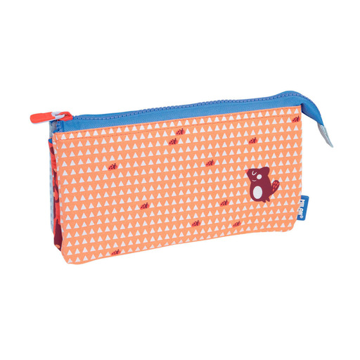  Portatodo Milan Net & Lit Pink Con 5 Compartimentos