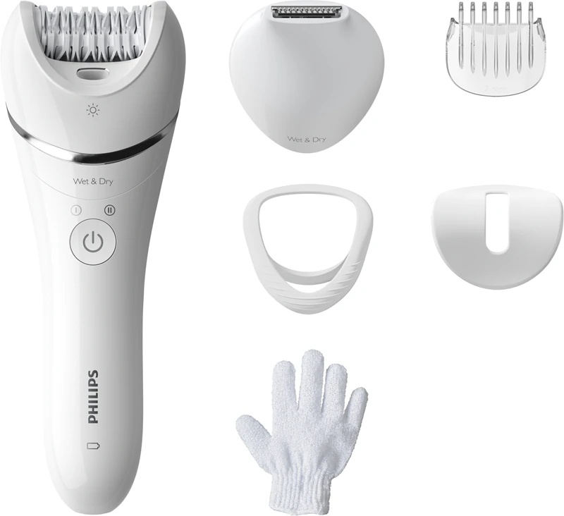 Philips Epilator Series 8000 BRE715/00 mitrās un sausās epilācijas ierīce