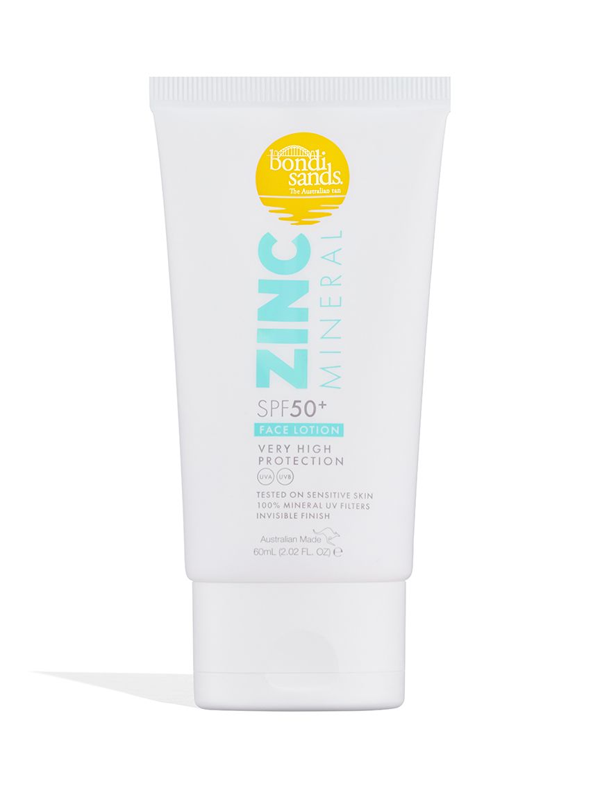 Cinko mineralinis veido losjonas su SPF50 Veido apsauga