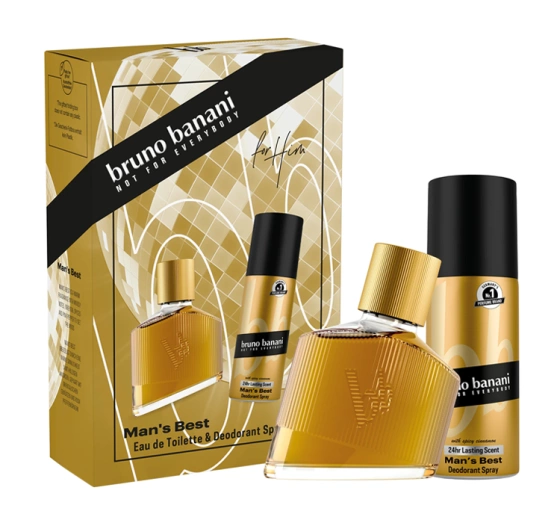 Bruno Banani Man's Best woda toaletowa spray 30 ml   dezodorant spray 50 ml